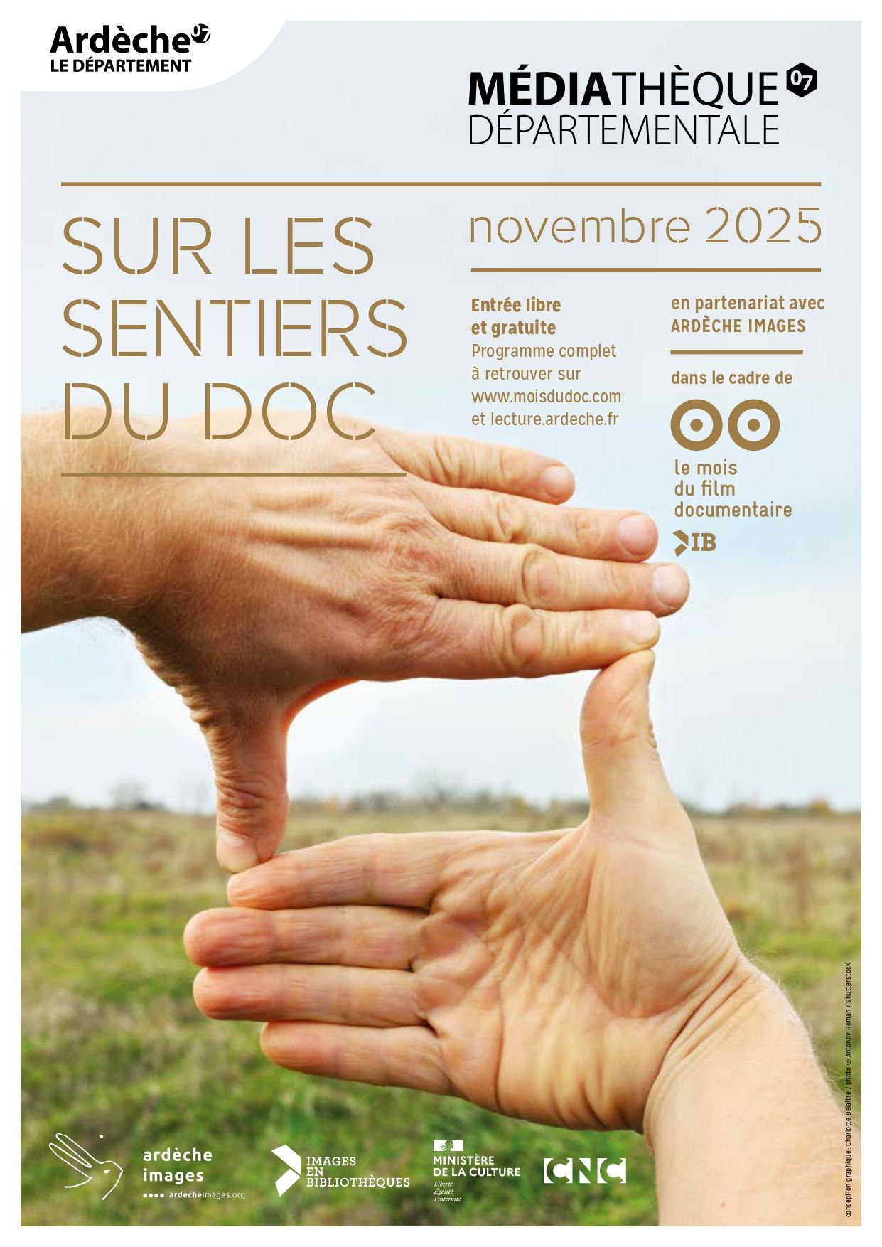 Affiche Sentiers du doc 2025