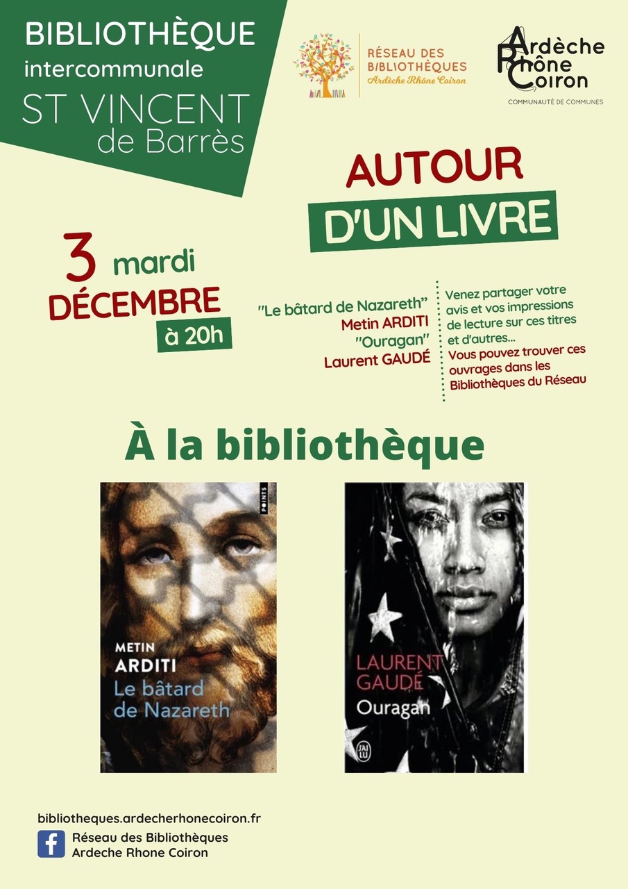 2024 12 03 Soirée autour dun livre